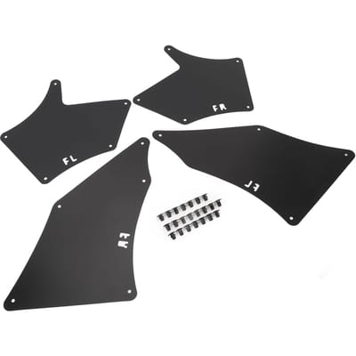 4 STUKS Spatschermen Binnenbekleding met Clips Voor Links Rechts Wiel Binnen Spatborden Binnenbekleding Set voor black
