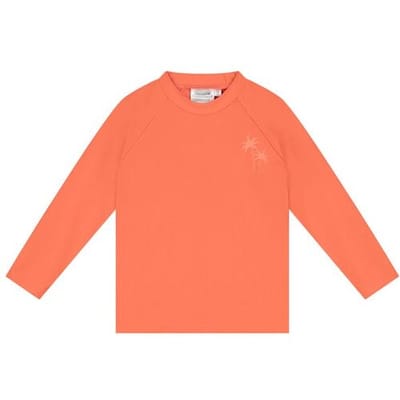 Prénatal UV zwemshirt neon Coralred 62/68 heren