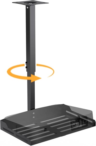 Projector Plafondmontage - Projector Beugel - Thuisbioscoop Kantoor - 360 Graden Rotatie - Max 5 kg - Zwart