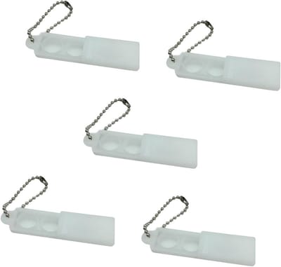 Batterij Opbergdoos - Knoopcel Houder - Batterijen Organiseren - Dubbel Compartiment - Voor 4 Maten - Transparant