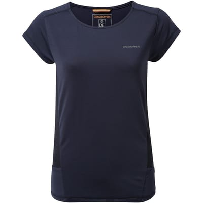 Craghoppers Atmos Stripe T-shirt voor dames (Blauwe Marine)