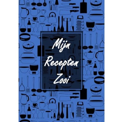 Boek Cadeau Man / Vrouw / Collega - Blanco Recepten Invulboek - "mijn Recepten Zooi" - Originele Cadeaus