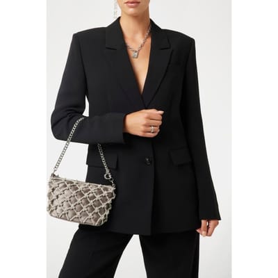 GUESS Marciano By  Zalina Top Zip Shoulder Bag Silver Taglia: OS | Borse a mano Outlet | Donna | Grigio