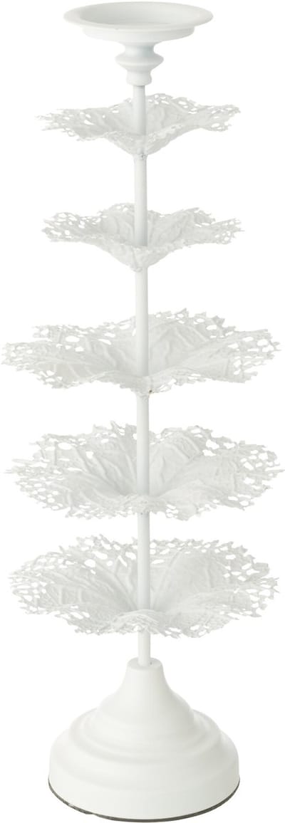 J-Line Kaarshouder Boom Metaal Wit Small