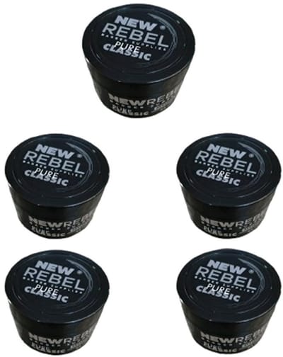 New Rebel Haar Styling Gel (5 stuks 2250 ml) - Haar Wax Mannen - Hair Wax - Hair Styling Wax - Haar Gel