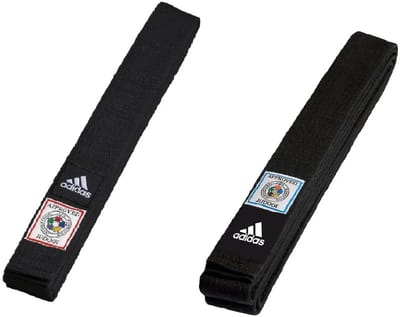 Judoband Adidas IJF Elite | Zwart (Maat: 240)