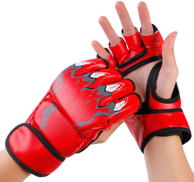 Bovista MMA Handschoenen - Gloves - Sparring Handschoenen - Heren - Dames - Grappling - Bokshandschoenen - Kickboxen - Rood