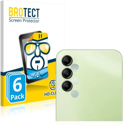 BROTECT - Screenprotector voor Samsung Galaxy A14 5G (ALLEEN Camera Lens) - Folie Beschermfolie transparant 6 Stuks