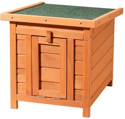 KAD® Kippenhok Met Ren - Kippenhok Kunststof - Kippenhok - Hout - ‎42cm x 52cm x 43cm
