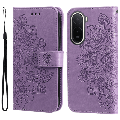 Mocaa Xiaomi Redmi A7 Pro Bookcase Hoesje Mandala Paars