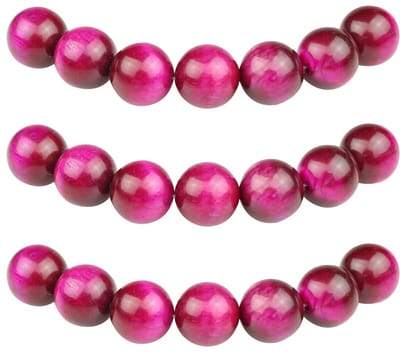 Kralen Roze Rode Tijgeroog Ronde Losse Natuurlijke Halfedelsteen Kralen Voor het Maken van Sieraden Armbanden Kettingen