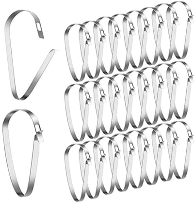 10 Stuks RVS Sign Clips voor Vastgoedborden - Perfect voor Open Huizen