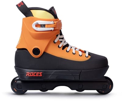 Roces 5th Element Savosin Fire Stunt Skates Volwassenen - Aggressive Inline Skates - Zwart Oranje - Maat 40