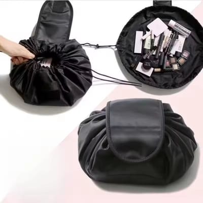 Opbergtas - Trekkoord - Organizer - Make-up tas - Speelgoedzak - Reistas - Snel opruimen - Zwart - Jonyx