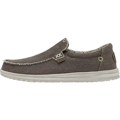 HEYDUDE Mikka Braided Instappers groen Canvas - Maat 40