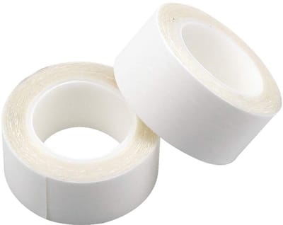 Dubbelzijdige tape voor pruiken - 2 stuks van 6 meter, 20mm breed, zelfklevend en waterproof, ideaal voor vrouwen