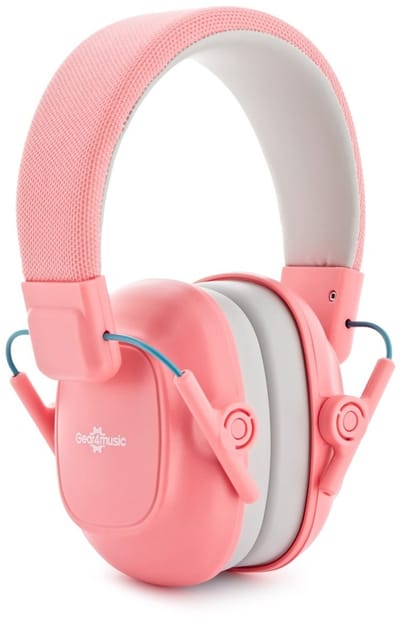 Gekleurde oorbeschermers voor kinderen van Gear4music, Roze