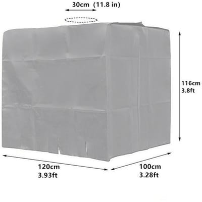 1000l IBC Container Aluminiumfolie Beschermhoes, Oxford Stof Waterdichte En UV-bestendige Regenwatertank Stofdichte En Duurzame Hoes