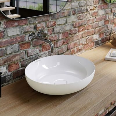 Kaldewei MIENA washbasin bowl 3180, Ø 45 cm 909306003001