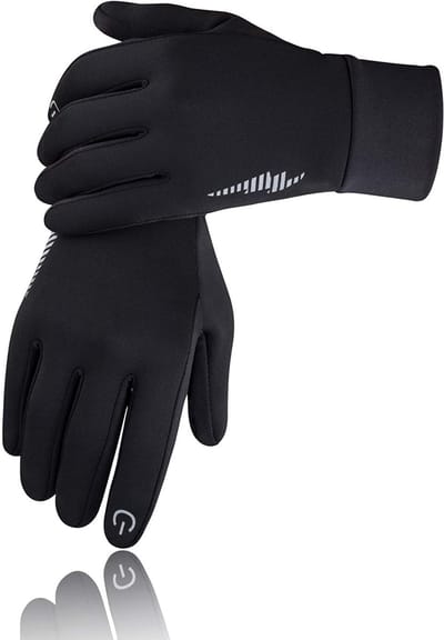 JeiibrZui Touchscreen Handschoenen - Winterhandschoenen - Voor Koud Weer En Touchscreen Gebruik - 1 Paar - Voor Dames En Heren Zwart