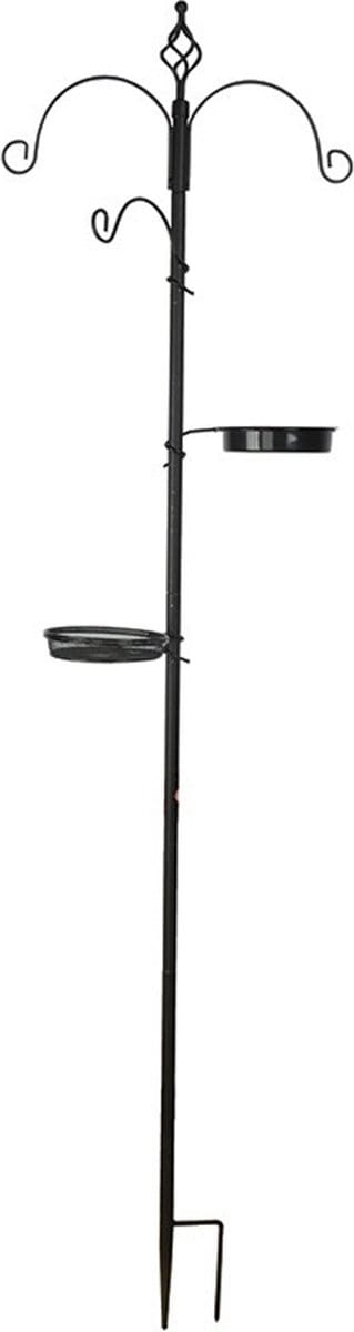 Esschert Design - Best For Birds Voederstation - zwart - 52 x 18 x 201 cm