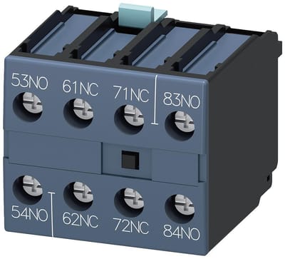 3RH2911-1XA22-0MA0 Hulpschakelblok Direct schakelend Geschikt voor merk (relais): Siemens 1 stuk(s)
