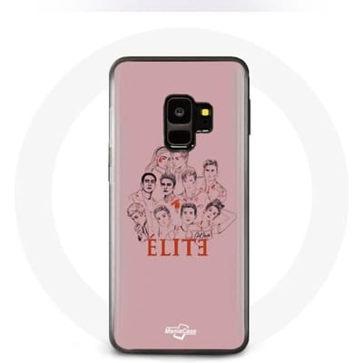Case voor Samsung Galaxy S9 Plus Elite seizoen 5 posterkarakters Fanart-logo