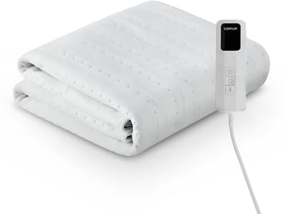 Elektrisch Dekentje - Verwarmde deken - Warmte en Comfort - 9 Temperatuurstanden - 190 x 80 cm - Wit