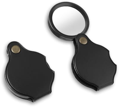 Dailygoods- Vergrootglas 4-voudig - Mini-vergrootglas - Opvouwbaar - Draagbaar - Geschikt voor lezen - Sieraden repareren - Loep