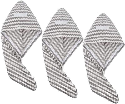 Douch Douchemuts - Haardroger Handdoek - Haar Drogen - Super Absorberend - 25x65cm - Grijs