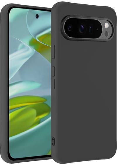 Hoesje - Geschikt voor Google Pixel 10 Pro - Sterk & Shockproof - Hoes Cover - Siliconen Case - Telefoonhoesjes - Zwart