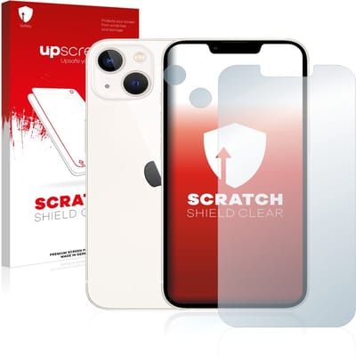 upscreen - Screenprotector voor Apple iPhone 13 (Voor+Camera) - Folie Beschermfolie transparant