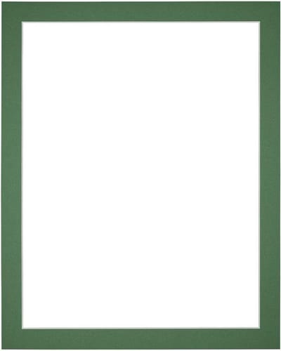 Passe-Partout Fotomaat 18x24 cm - Lijstmaat 24x30 cm - Groen Bos - Museumkarton - Fotolijst niet inbegrepen