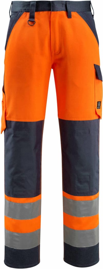 Mascot Safe Light Broek met kniezakken 15979-948 - hi-vis oranje/donkermarine - C46 - 76