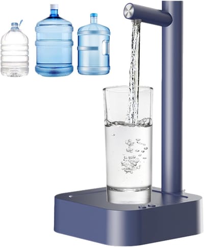 KZQ Draagbare Elektrische Waterflespomp Oplaadbaar Desktop Waterdispenser Voor Thuis Kantoor Camping Picknick En Bbq