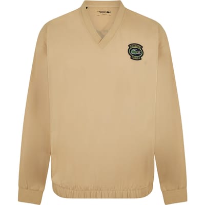 Lacoste Heren V-hals Top met lange mouwen (Croissant)