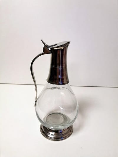 Karaf - Kristal  - Kurz Edeltin - 28cm .