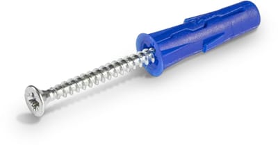 Rawlplug 4ALL Serie - Universele Nylon Plug - 8x40 mm - Inclusief Witte Schroeven