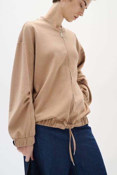 INWEAR Laicentiw Vincent Bomber Jassen Dames - Zomerjas - Taupe - Maat M