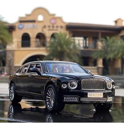 1:24 Mulsanne Auto Model Simulatie Met Geluid En Licht Openende Deur Metalen Auto Model Kinderspeelgoed Collectie Cadeau A115