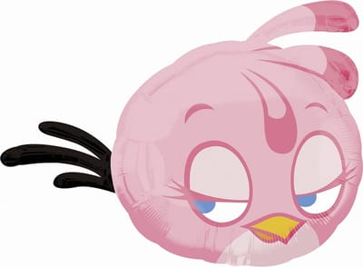 Angry Birds Stella Folieballon – Roze – 68x53 cm (Niet opgeblazen) – Collector OP = OP
