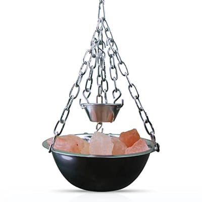 Roestvrijstalen sauna hangkom en verdamper schaal - 20cm complete set voor perfecte opgieting