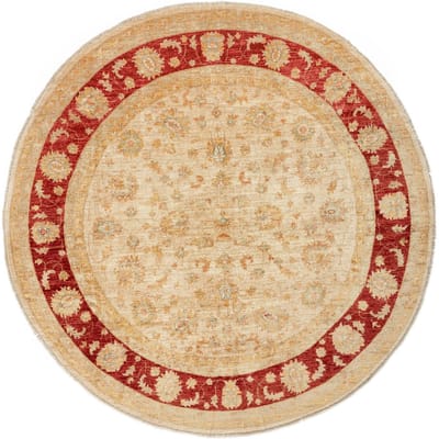 Vloerkleed Cennet rond wol | Hadorn