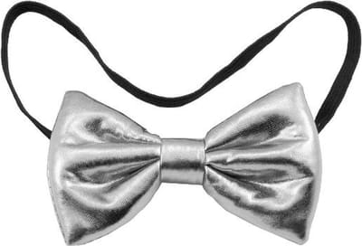 Folat - Strikje Metallic Zilver