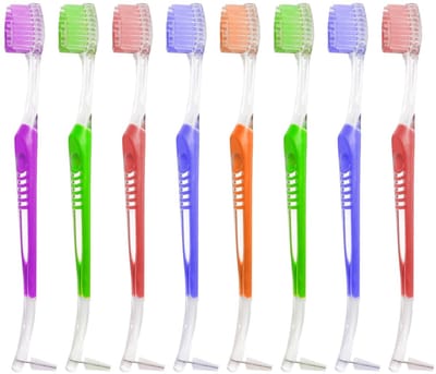 Allecto - Orthodontische Tandenborstel - V-vormige Borstel voor Nauwkeurige Reiniging - Dubbele Punt - Tandenreiniging - Tandheelkunde - Geschikt v...
