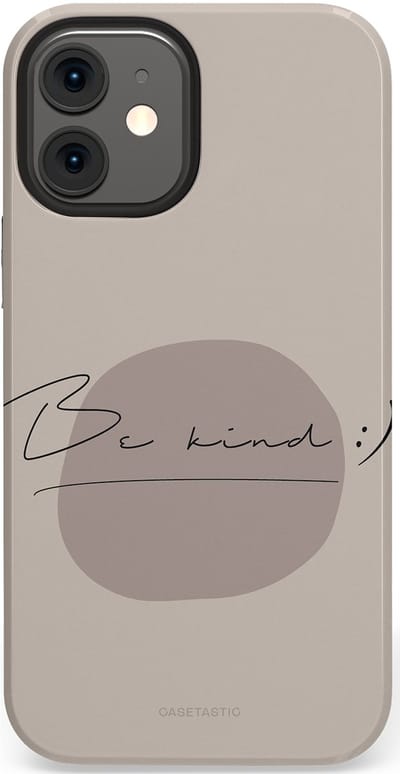 Casetastic Hoesje Geschikt voor Apple iPhone 12 Mini - Stijlvolle Beschermende Duo-layer Case - Lief
