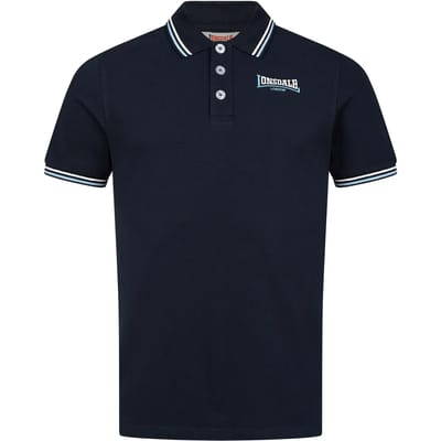 Lonsdale London Poloshirt - EASTLEIGH - M - voor Mannen - navy