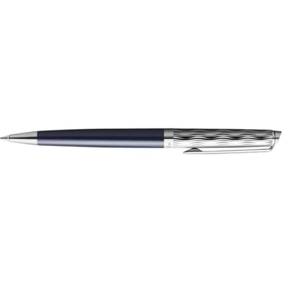 Waterman Hémisphère balpen | Metaal-blauwe lak met palladium detail | Gebeitelde dop | met geschenkdoos