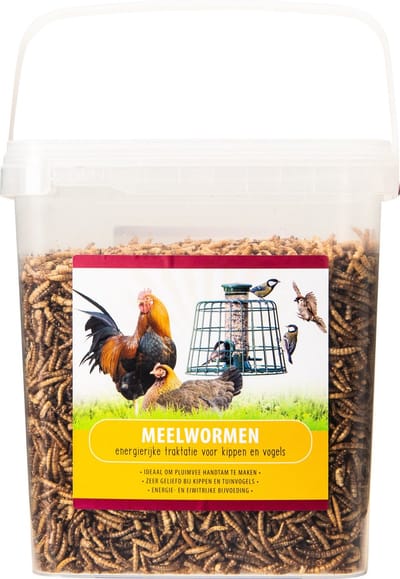 Voerwaarts Meelwormen - Kippenvoer - 900 g