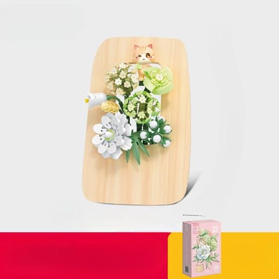 Cadre photo compatible avec les jouets éducatifs à assembler, les ornements de bureau et les décorations 21*13.4*9.2cm